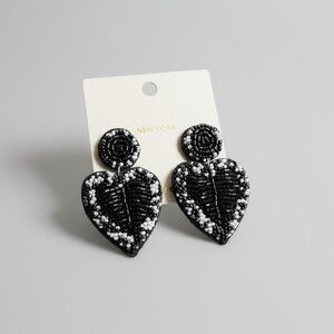 Candy Heart Beaded Drop Earrings